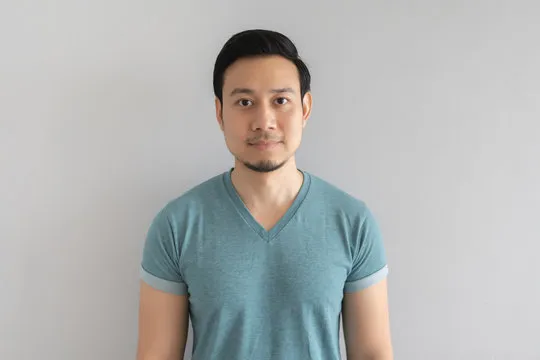 Happy user looking at phone